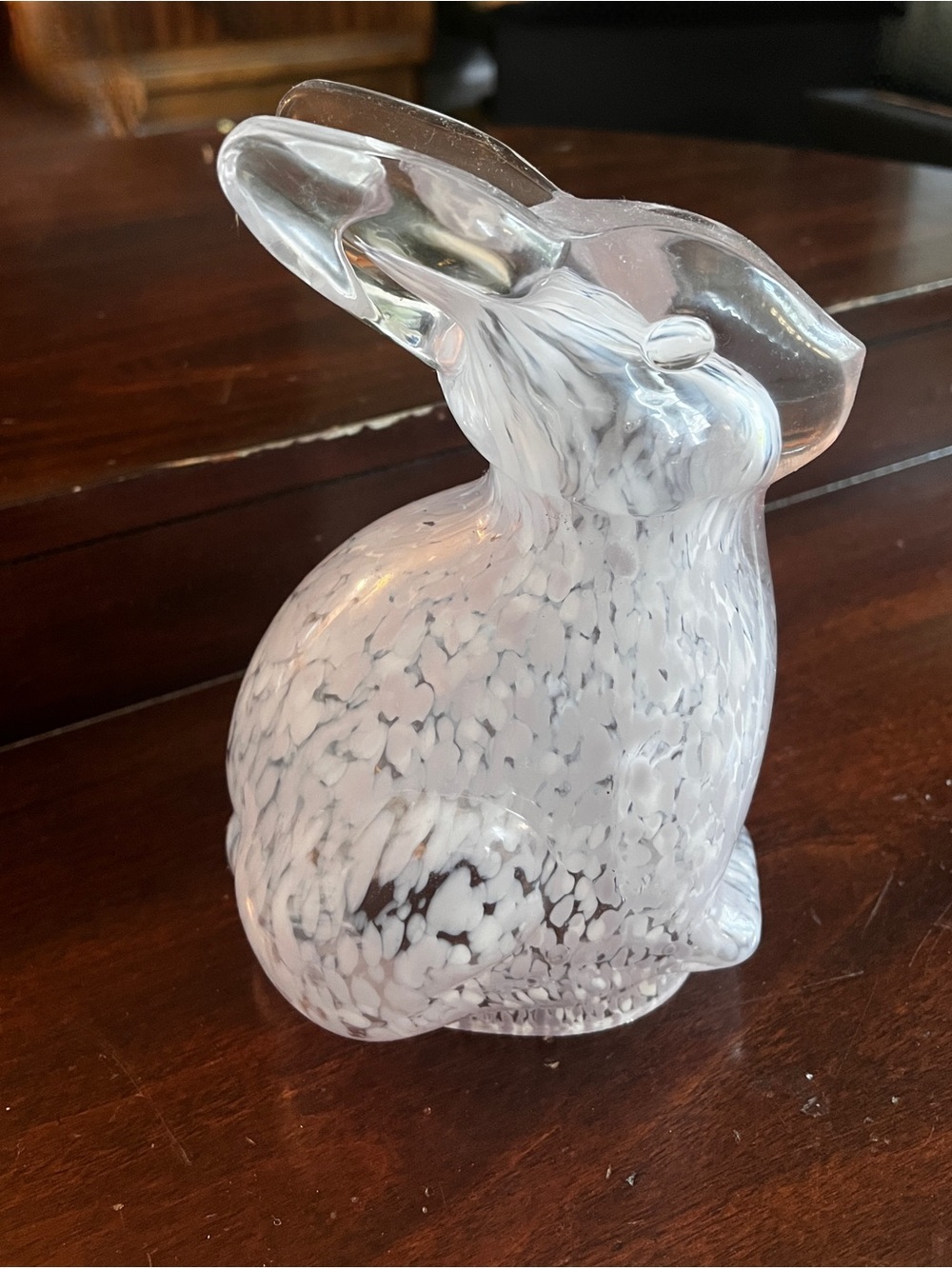 Target Threshold Purple Speckled Glass Bunny Sculpture - Home Art